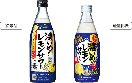 サッポロビール 濃いめのレモンサワーの素 画像