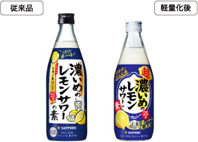 サッポロビール 濃いめのレモンサワーの素 画像